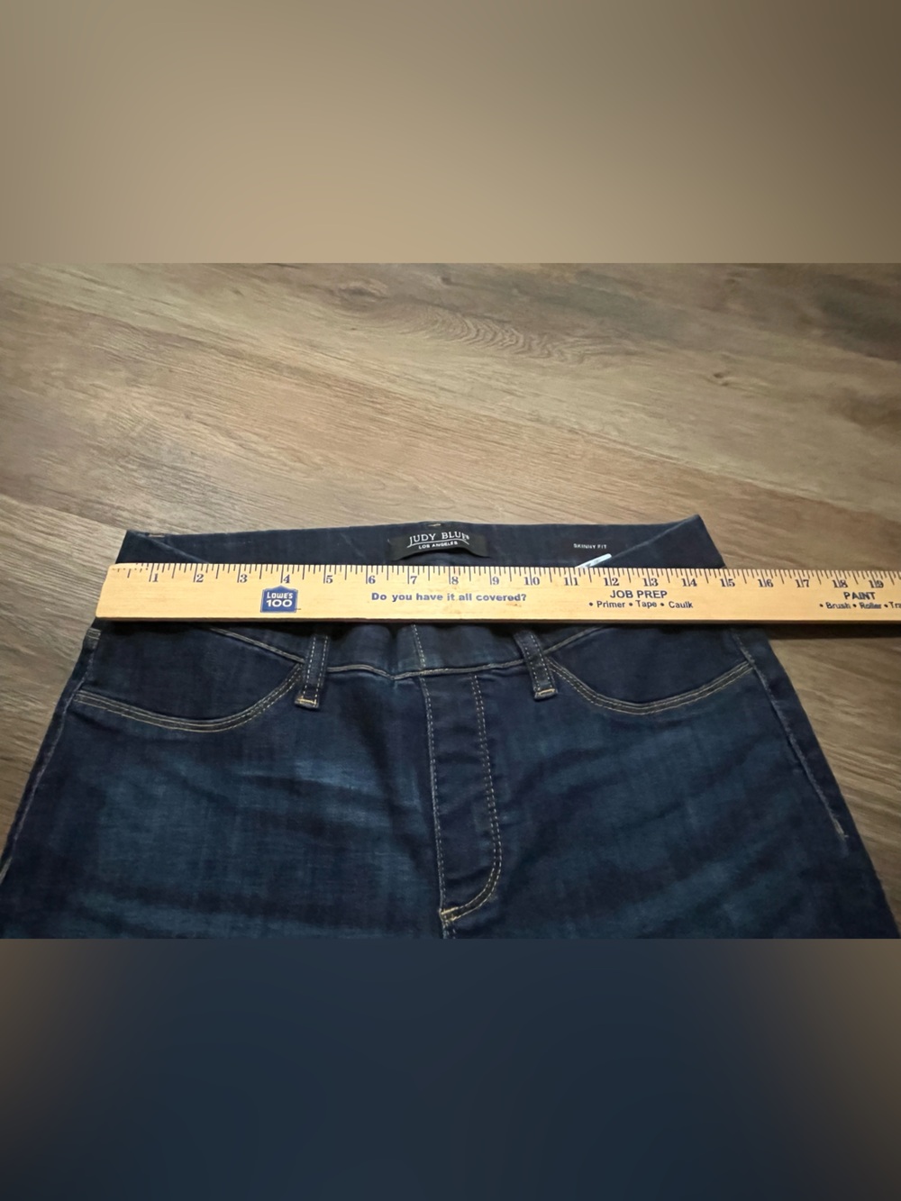Judy Blue Mid-Rise Pull-On Skinny Jeggings | Size 11/30 |Dark Wash Stretch Denim - Picture 3 of 6